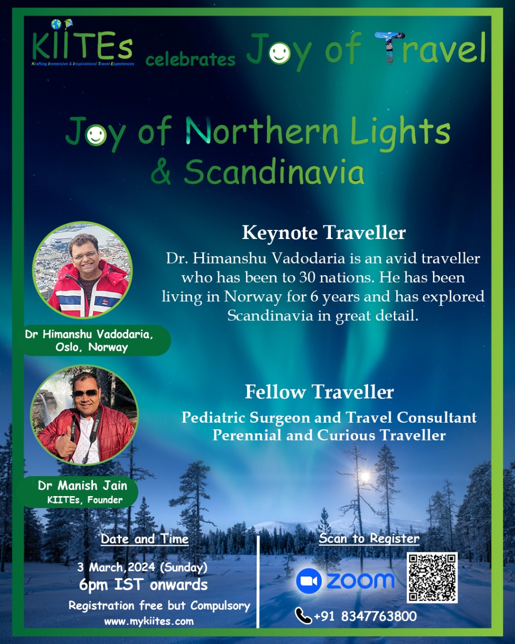 Joy of Northern Lights & Scandinavia, Online Event