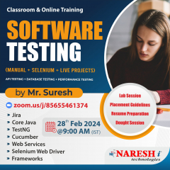 Free Demo On Best Selenium Course in NareshIT