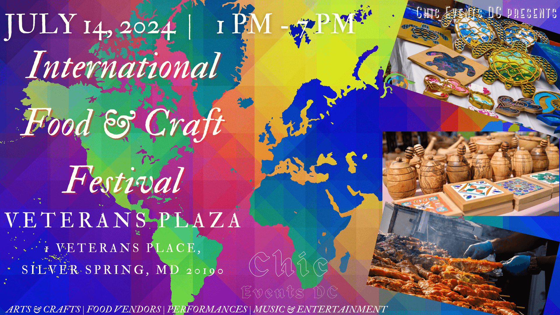 Silver Spring International Food & Craft Festival @ Veterans Plaza, Silver Spring, Maryland, United States