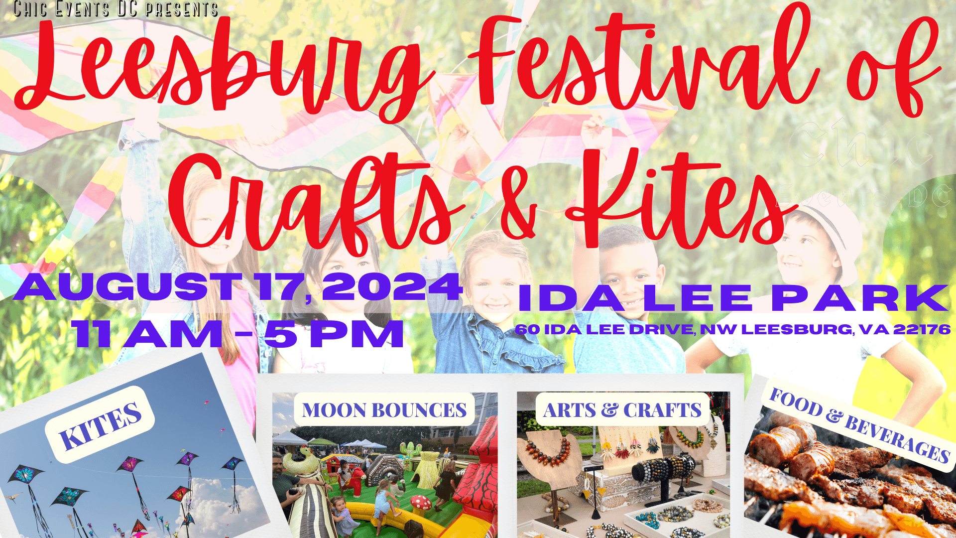 Leesburg Festival of Crafts & Kites @ Ida Lee Park, Leesburg, Virginia, United States