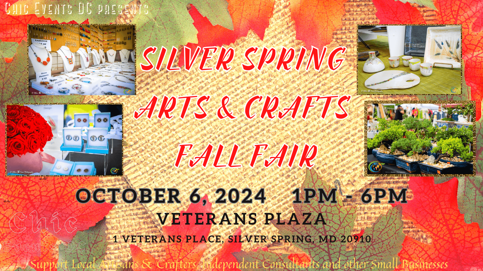 Silver Spring Arts & Crafts Fall Fair @ Veterans Plaza, Silver Spring, Maryland, United States