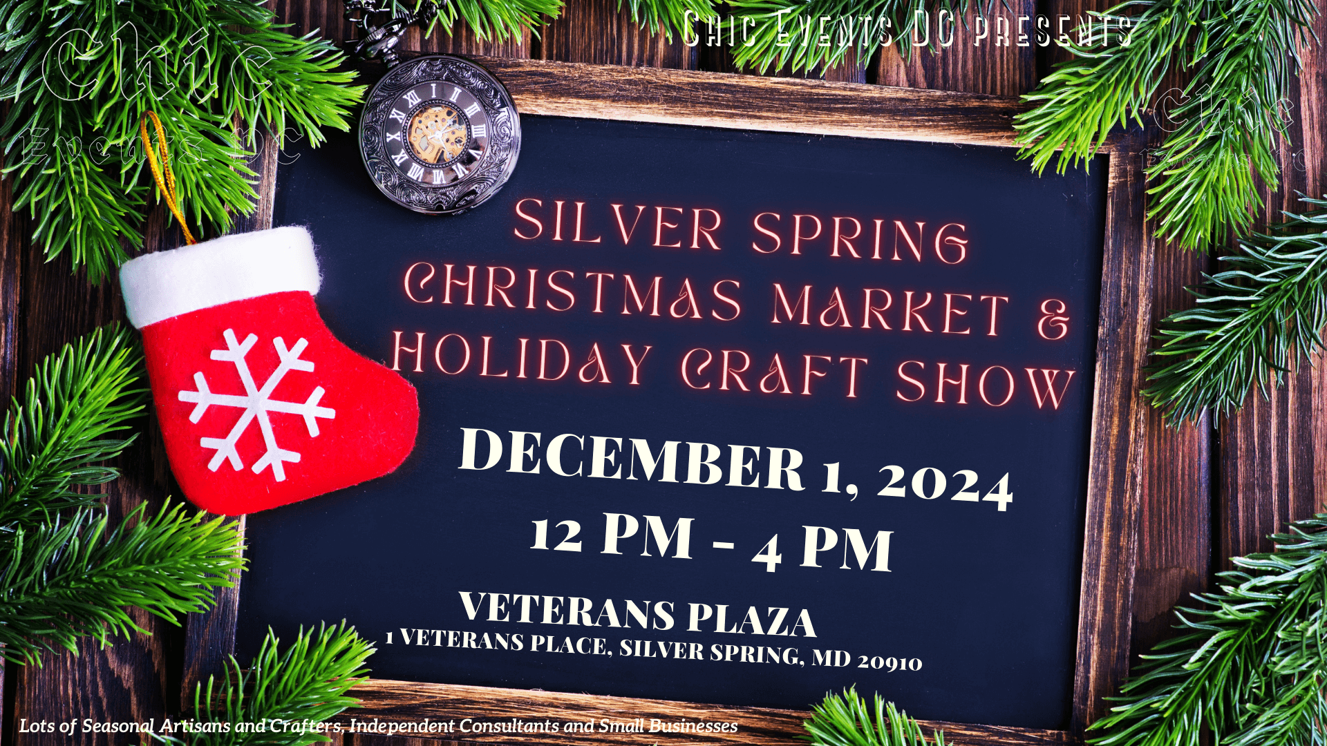 Silver Spring Christmas Market and Holiday Craft Fair @ Veterans Plaza, Silver Spring, Maryland, United States