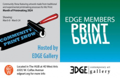 Month of Printmaking 2024 | Community Print Show and EDGE Member Print Show