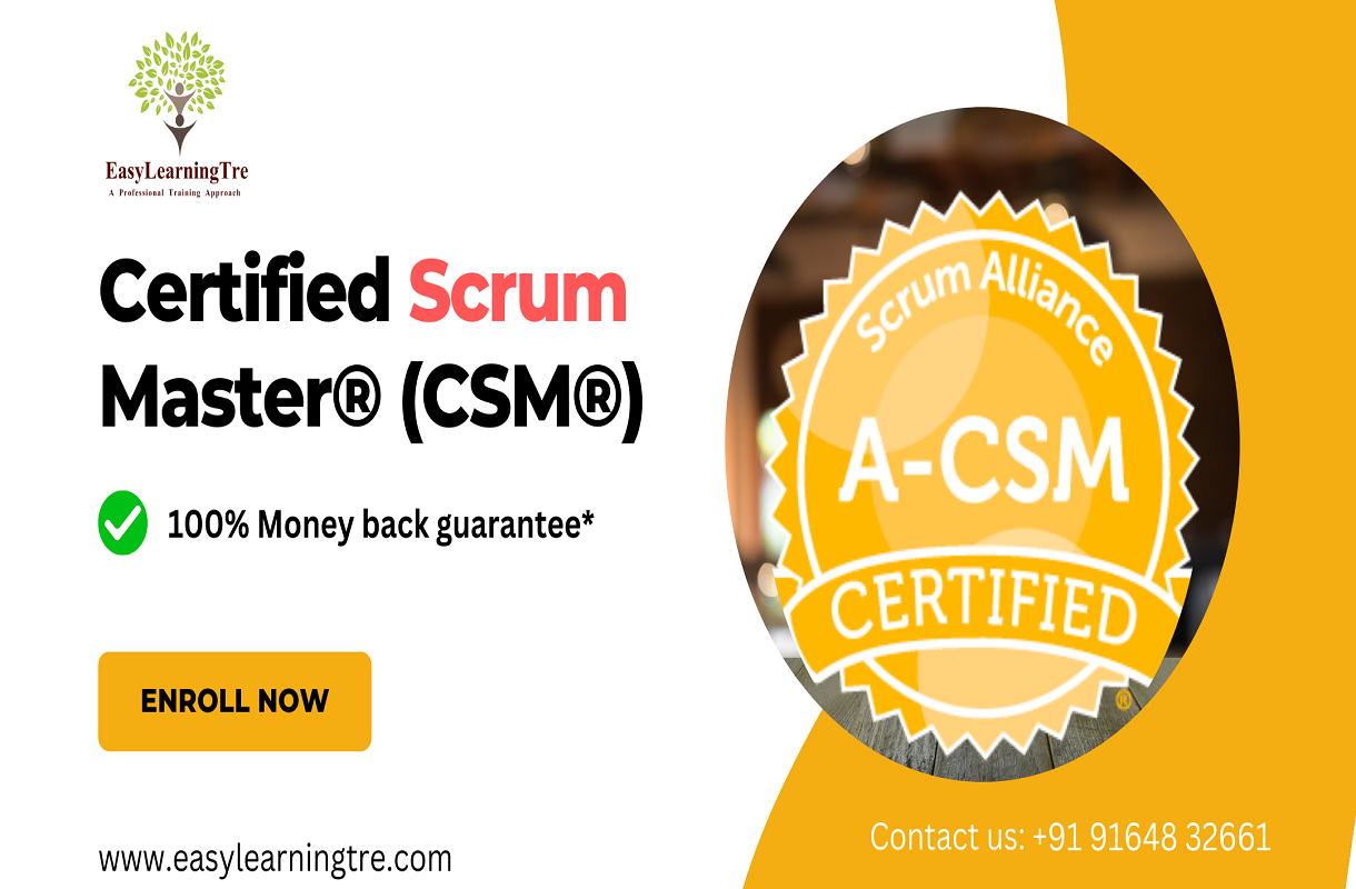 Certified ScrumMaster® (CSM) Training and Certification on 28-29-30 June 2024 by EasyLearningTre, Online Event