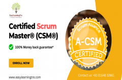 Certified ScrumMaster® (CSM) Training and Certification on 28-29-30 June 2024 by EasyLearningTre