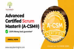 Advanced Certified ScrumMaster® (A-CSM) Training & Certification on 08-09 June 2024 by EasyLearningTre
