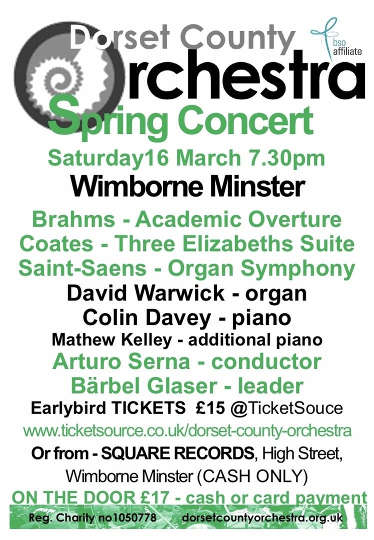 Dorset County Orchestra Spring Concert, Wimborne, England, United Kingdom