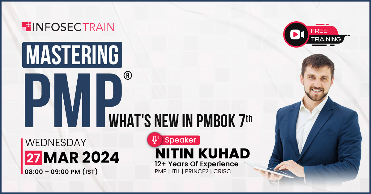 Mastering PMP: What is new with PMBOK 7th, Online Event