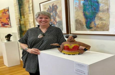 An Afternoon with Artist Sarah Peters: Figure Drawing Demonstration at the Cahoon Museum, Barnstable, Massachusetts, United States