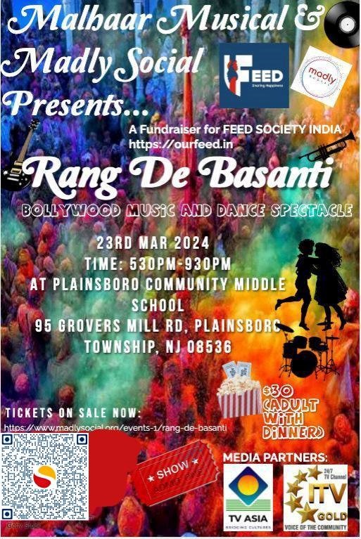 Rang De Basanti - Bollywood Musical Spectacle, Monmouth, New Jersey, United States