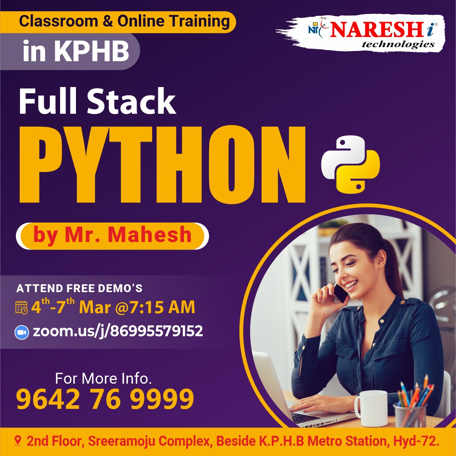 Top Full Stack Python Training Institute In KPHB 2024 | NareshIT, Online Event