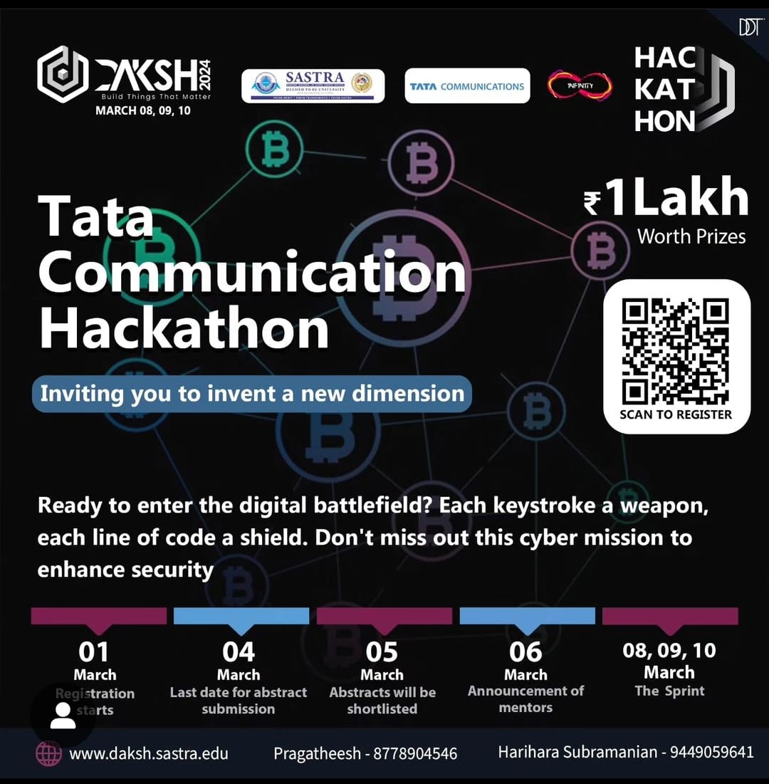 TATA Communication Hackathon, Thanjavur, Tamil Nadu, India