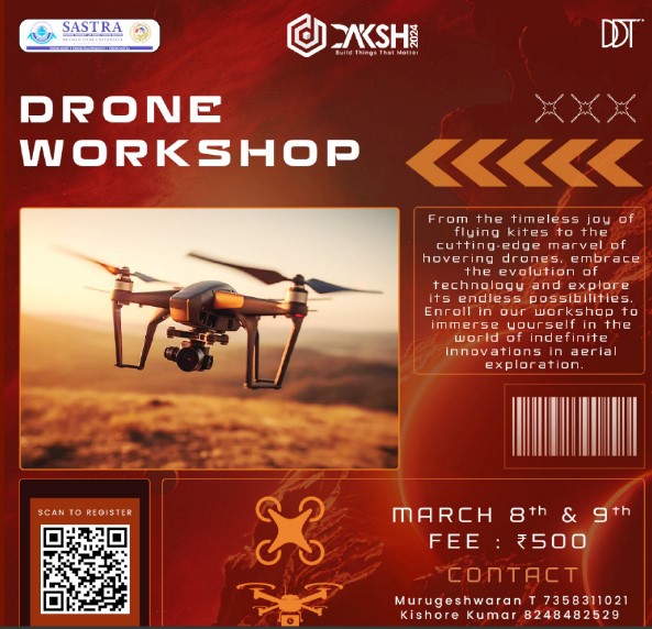 Drone Workshop, Thanjavur, Tamil Nadu, India