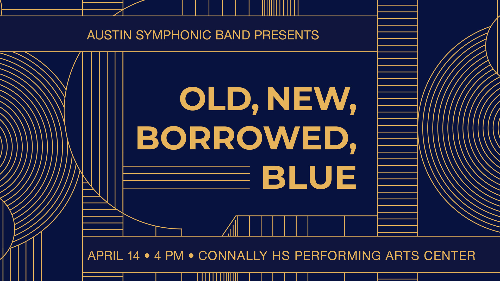 Austin Symphonic Band: "Old, New, Borrowed, Blue", Austin, Texas, United States