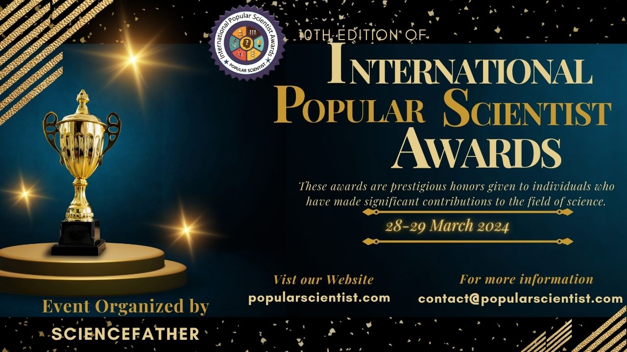 10th Edition of International Popular Scientist Awards, Online Event