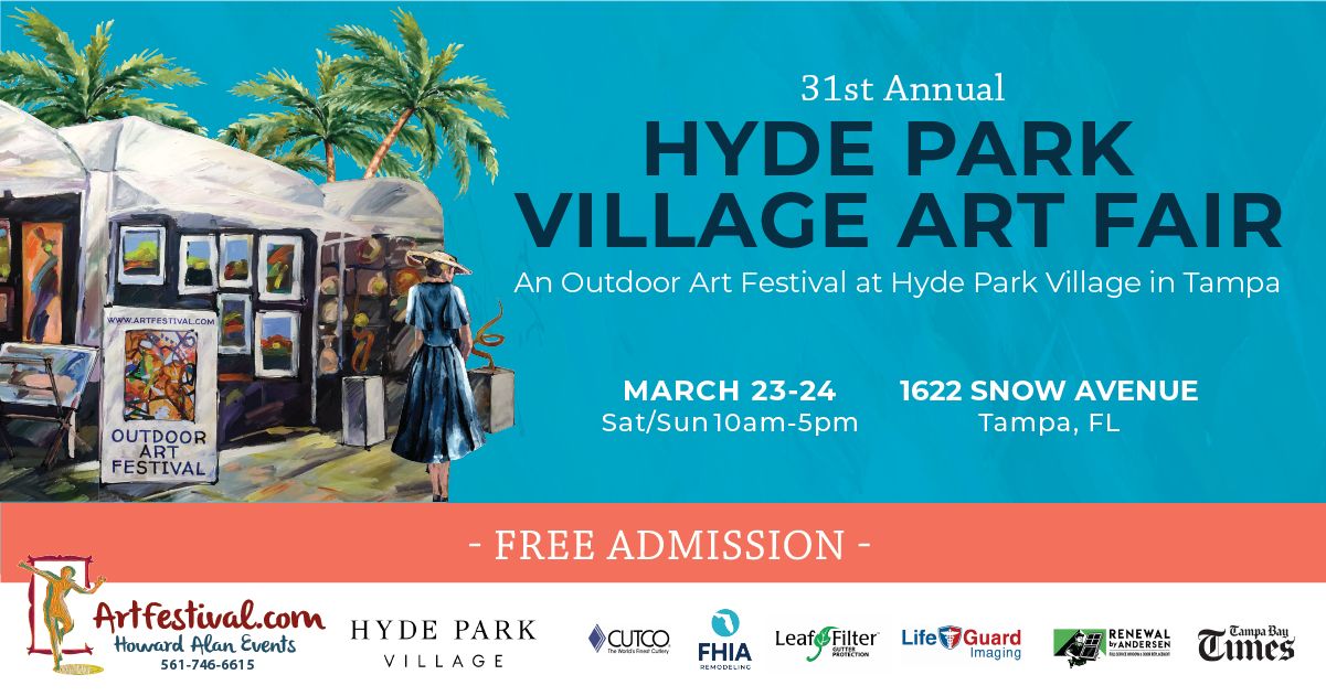 31st Annual Hyde Park Village Art Fair, Tampa, Florida, United States