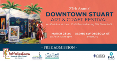 27th Annual Downtown Stuart Art and Craft Festival