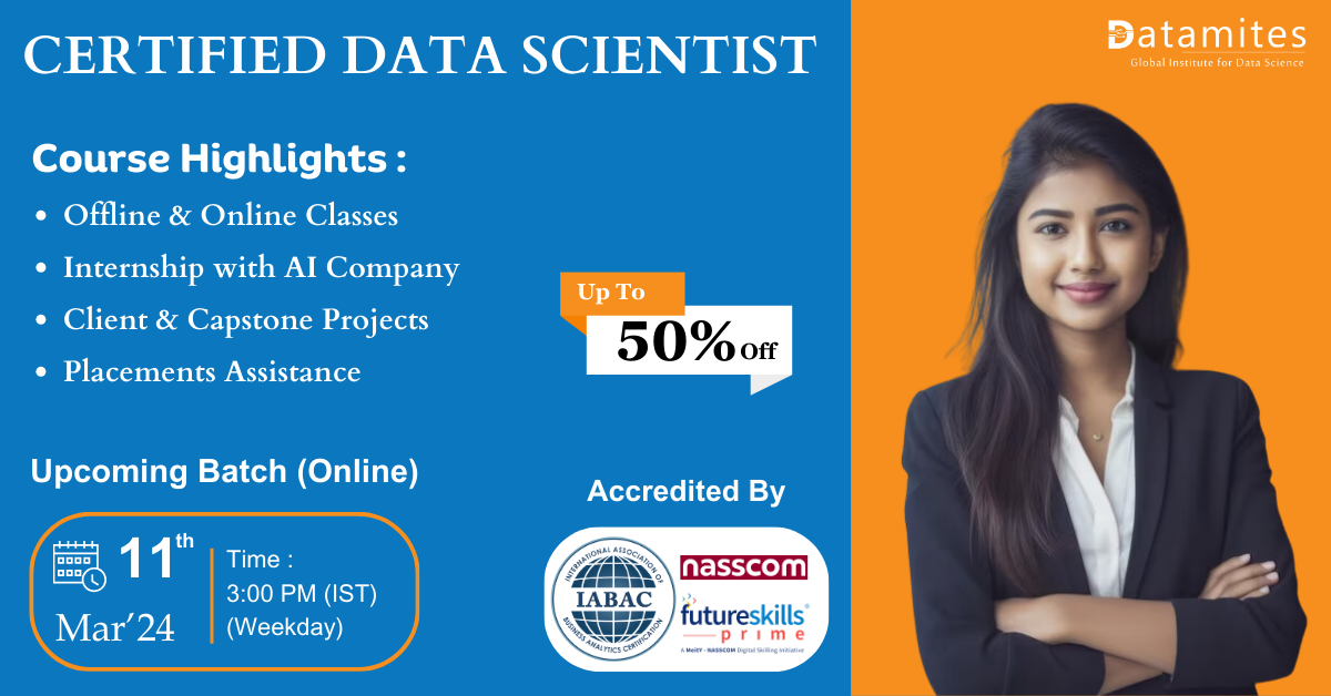 Certified Data Science Course In Bristol, Online Event