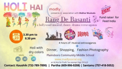 Rang de basanti - Celebrate Holi + Musical evening + Dinner 2024