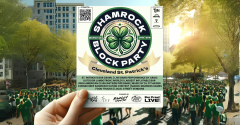 Official Shamrock Block Party x St Patty's Day Bar Crawl Downtown Cleveland