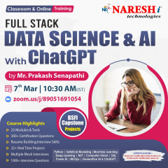 Top Full Stack Data Science & AI with ChatGPT Training Institute In Hyderabda | NareshIT