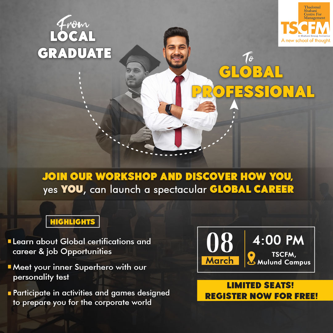 Pre-MBA Workshop : From Local Graduate to Global Professional, Mumbai, Maharashtra, India