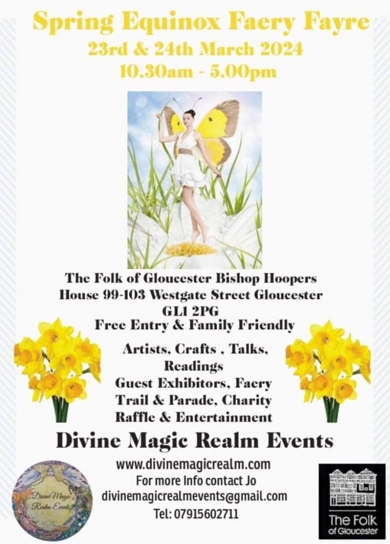 Spring Equinox Faery Fayre Weekend 23rd and 24th March 2024, Gloucester, England, United Kingdom