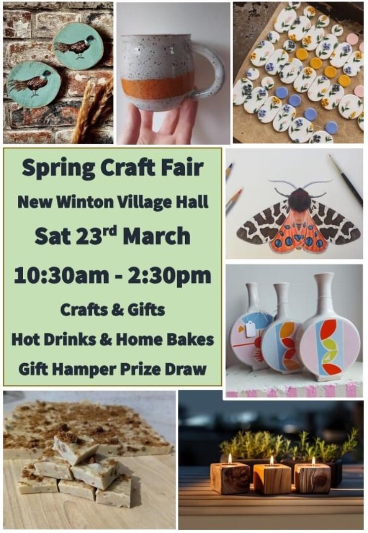 New Winton Spring Craft Fair, Tranent, Scotland, United Kingdom
