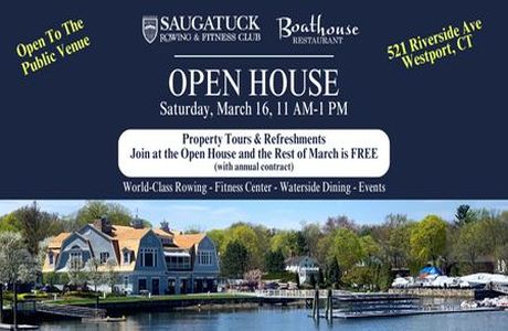 Open House Event at Saugatuck Rowing and Fitness Club, Westport, CT, Westport, Connecticut, United States