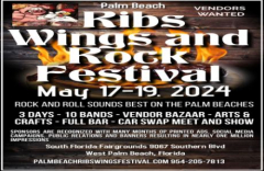 Rock Your Taste Buds and Jam Out 2024 Palm Beach Ribs Wings and Rock Festival