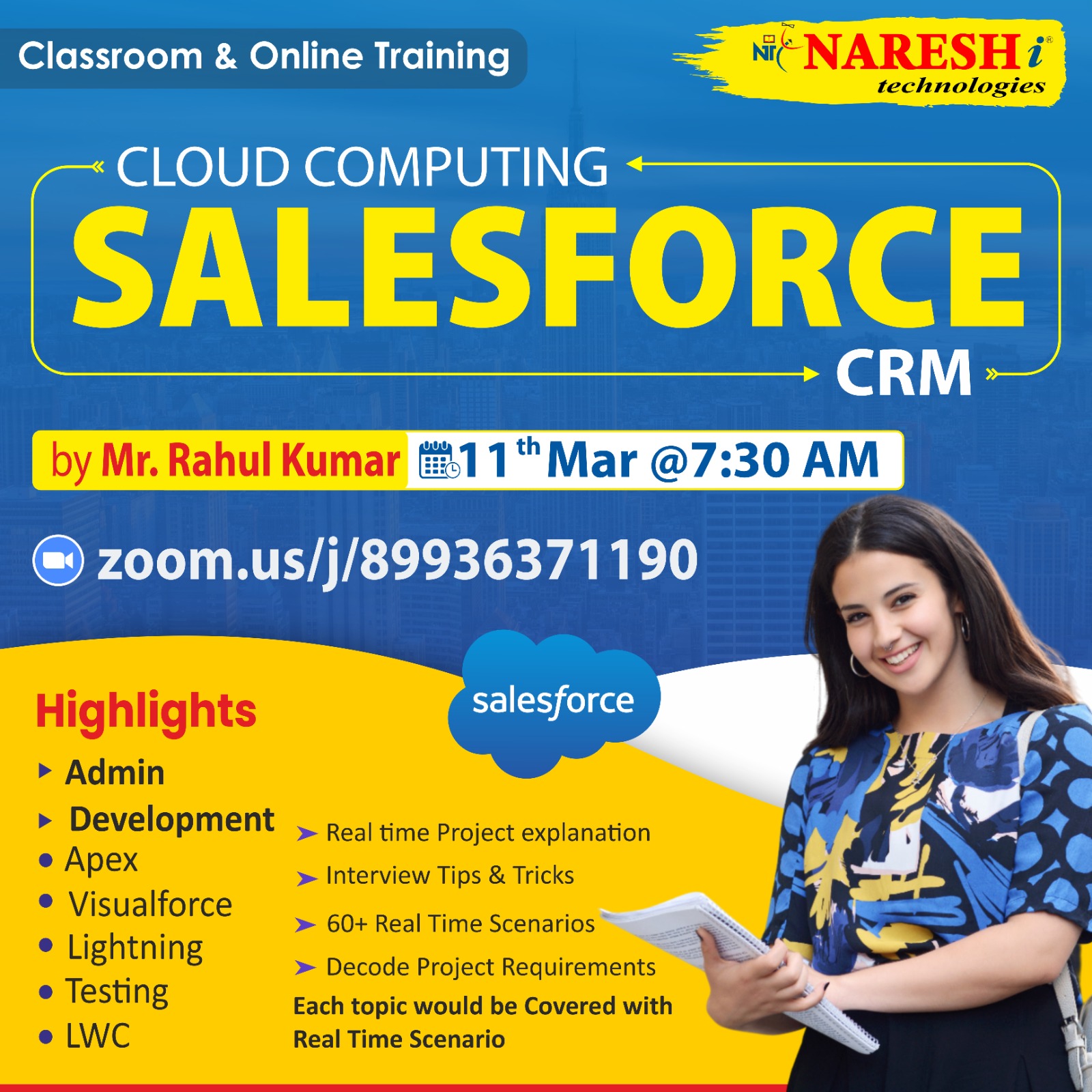 Best Salesforce CRM Course Online Training in NareshIT - 8179191999, Online Event