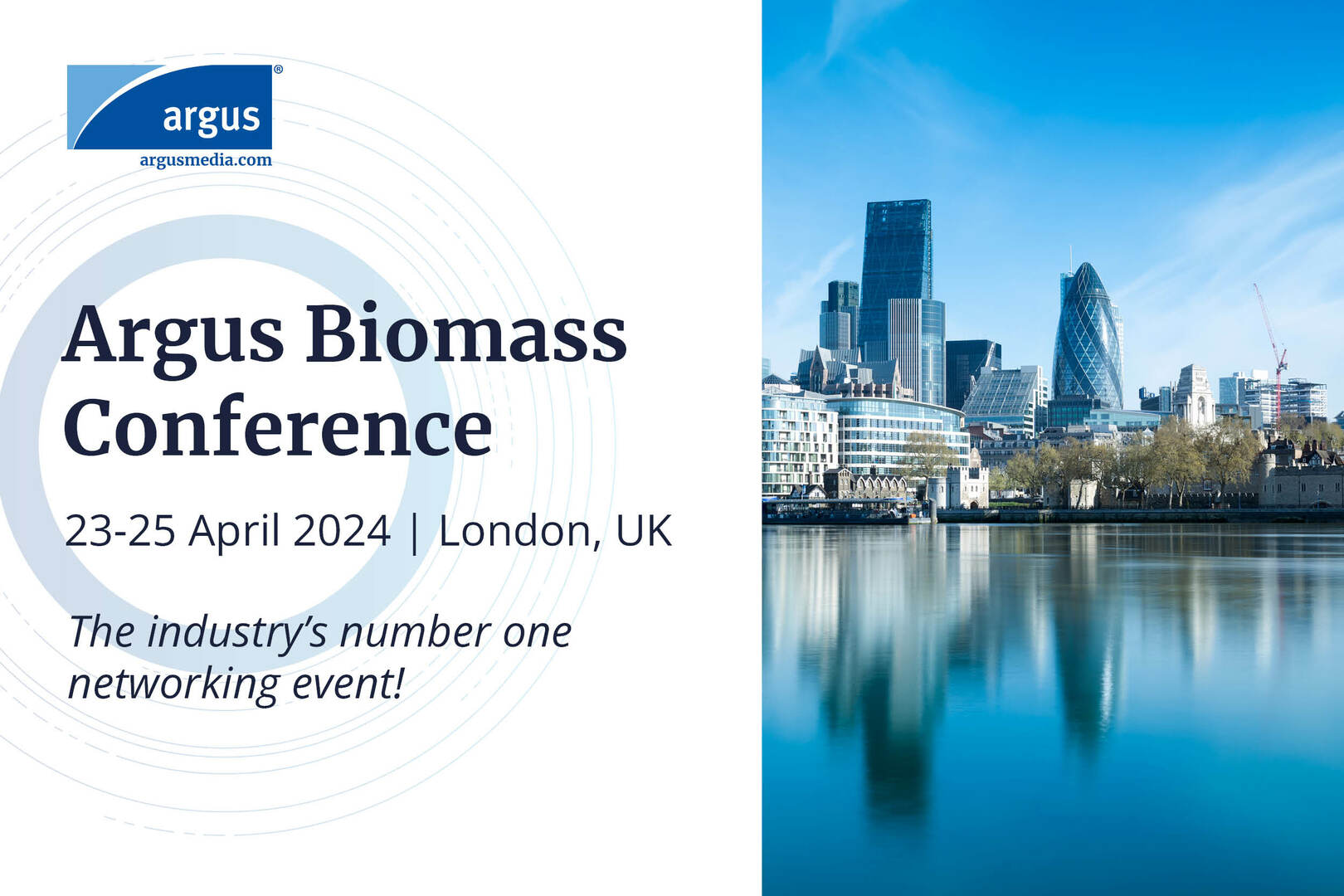 Argus Biomass Conference, 23-25 April 2024, QEII Centre, London, UK, London, England, United Kingdom