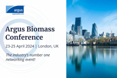 Argus Biomass Conference, 23-25 April 2024, QEII Centre, London, UK