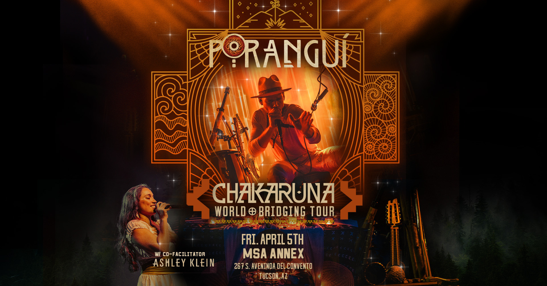 Porangui Chakaruna World Bridging Tour: A Journey of Sound, Movement, and Spirit, Tucson, Arizona, United States