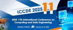 2025 11th International Conference on Computing and Data Engineering (ICCDE 2025)