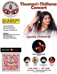 Kaushiki Chakraborty : Thumari - Thillana Concert 2024