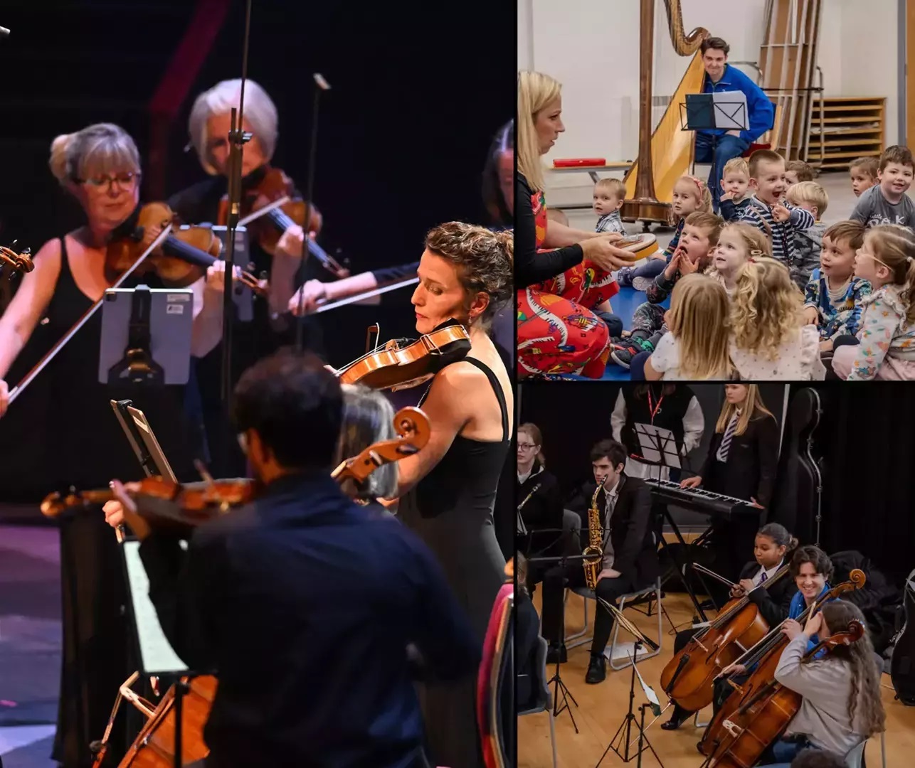 Britten Sinfonia presents community music day in Thetford, Thetford, England, United Kingdom