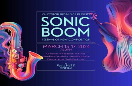 2024 Sonic Boom Festival of New Composition, Vancouver, British Columbia, Canada