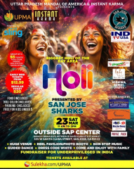 UPMA - Holi Carnival - All Inclusive Tickets ( Include Food,Color, Parking ,Thandia , and Non Stop Entertainment)