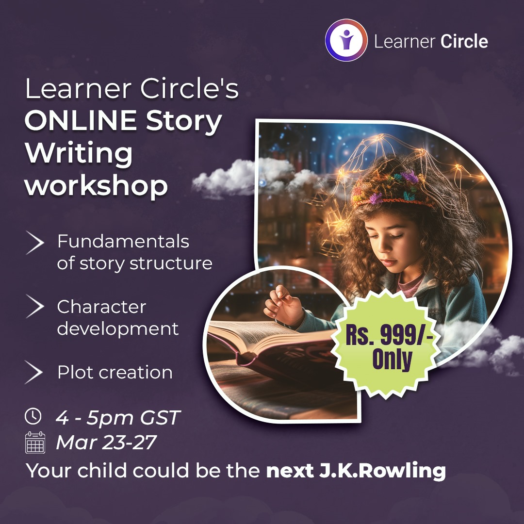Learner Circle Story Writing Workshop: Unleash Your Child's Creativity!, Online Event