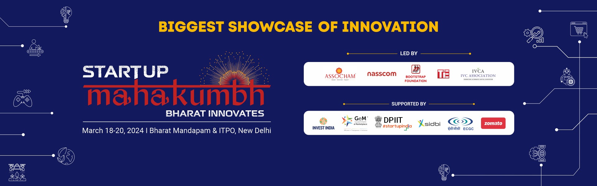 Join Biggest Showcase Of Innovation- Startup Mahakumbh in New Delhi, New Delhi, Delhi, India