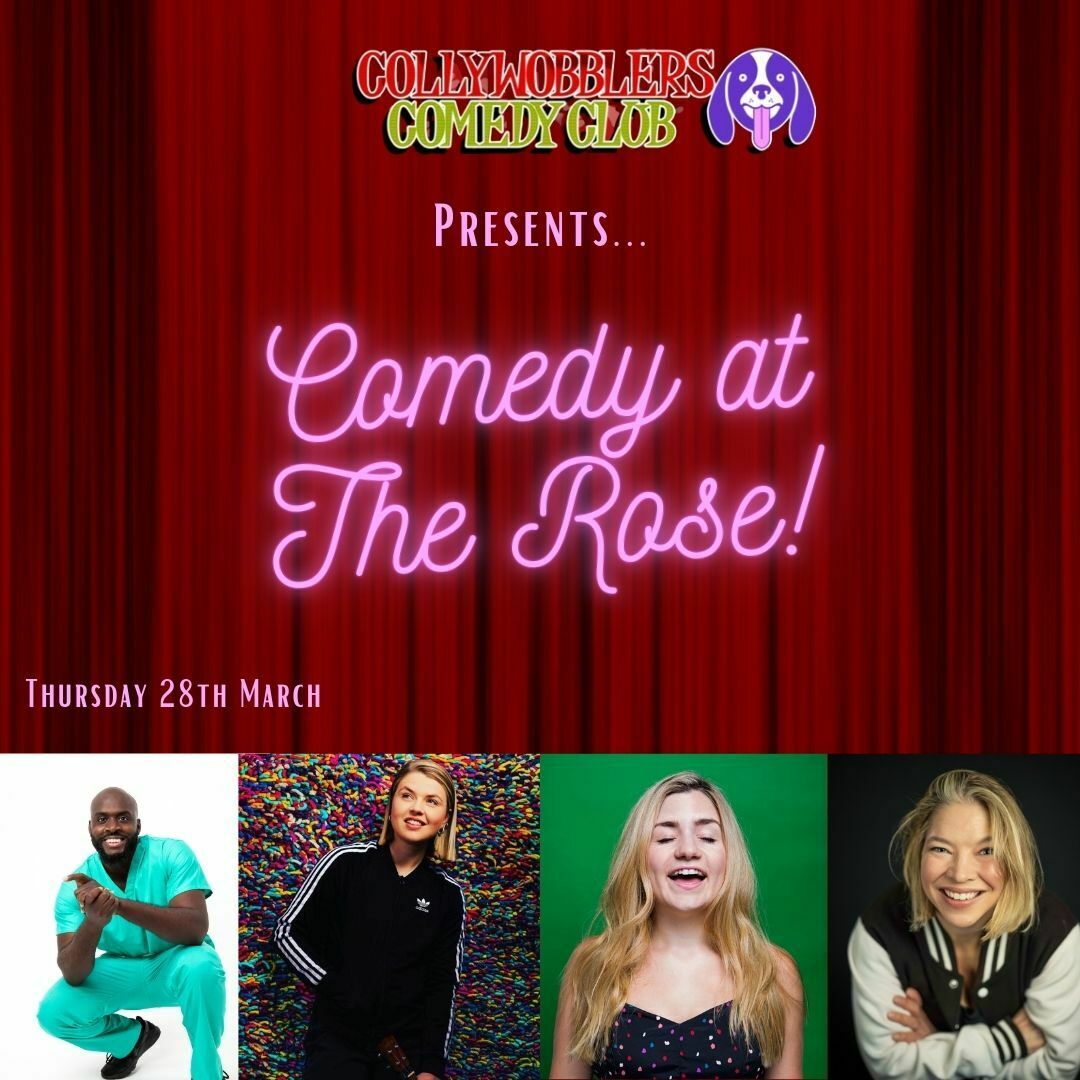 Comedy @ The Rose Pub Fulham : Harriet Kemsley, Michael Akadiri , Spring Day , Abi Carter Simpson, London, England, United Kingdom