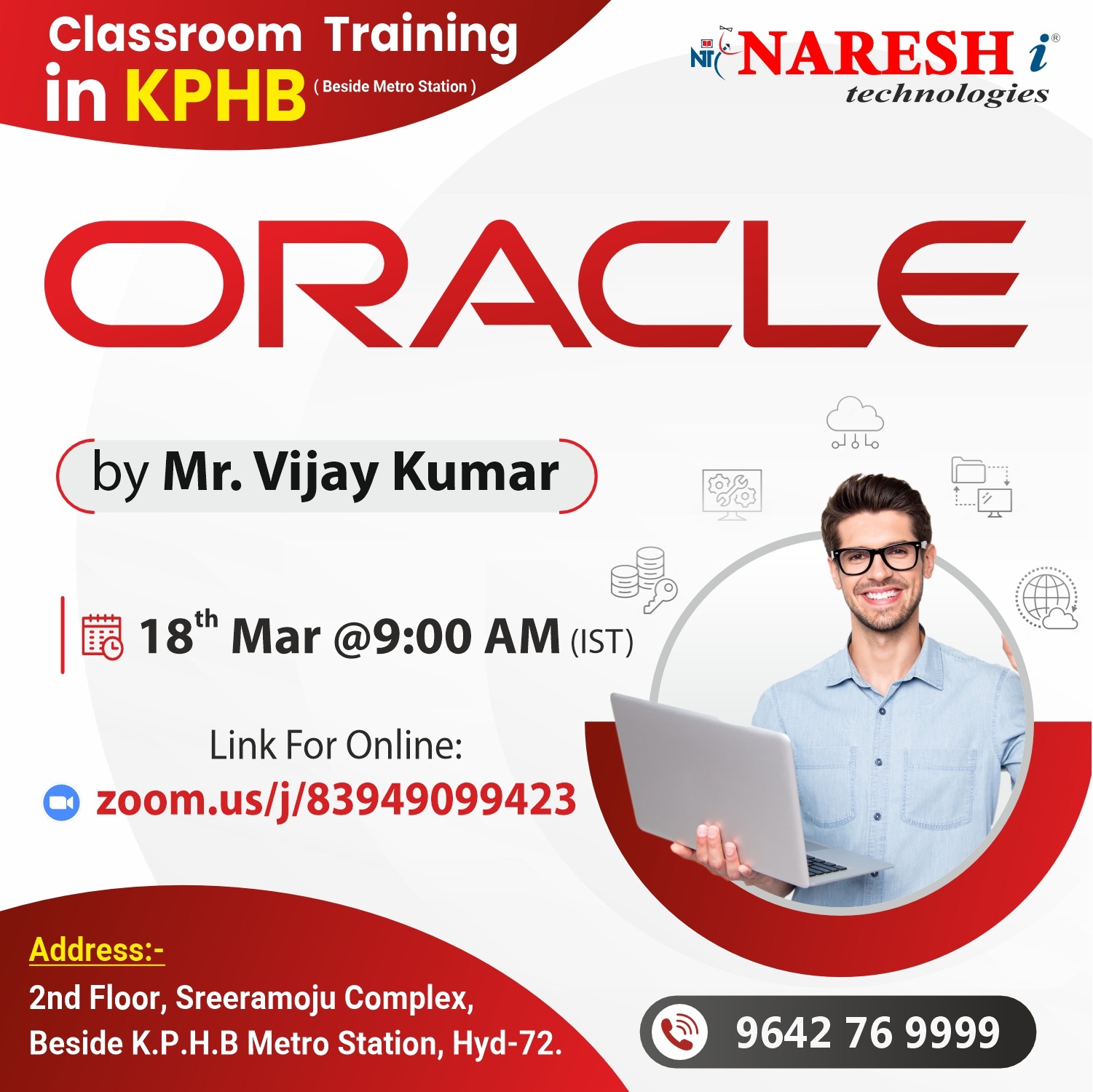 Best Oracle Classroom Training Institute In KPHB 2024 | NareshIT, Online Event