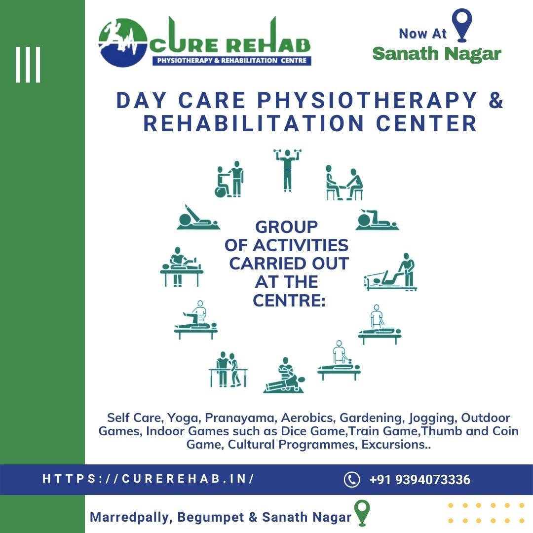 Cure Rehab Day Care Services | Day Care ServicesFor The Elderly | Day Care Rehab Centre, Hyderabad, Telangana, India