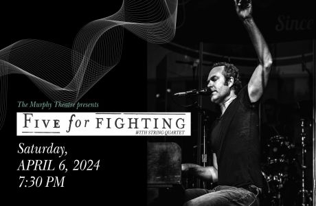 Five for Fighting at The Murphy Theatre, Wilmington, Ohio, United States