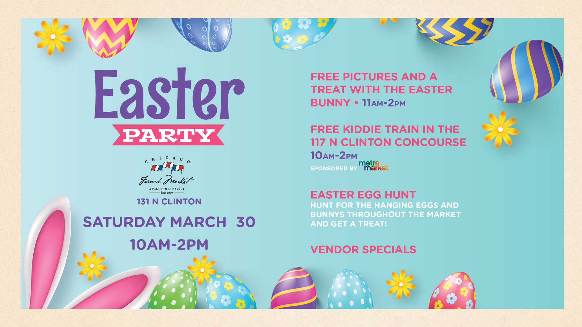 Easter Party at the French Market, Chicago, Illinois, United States