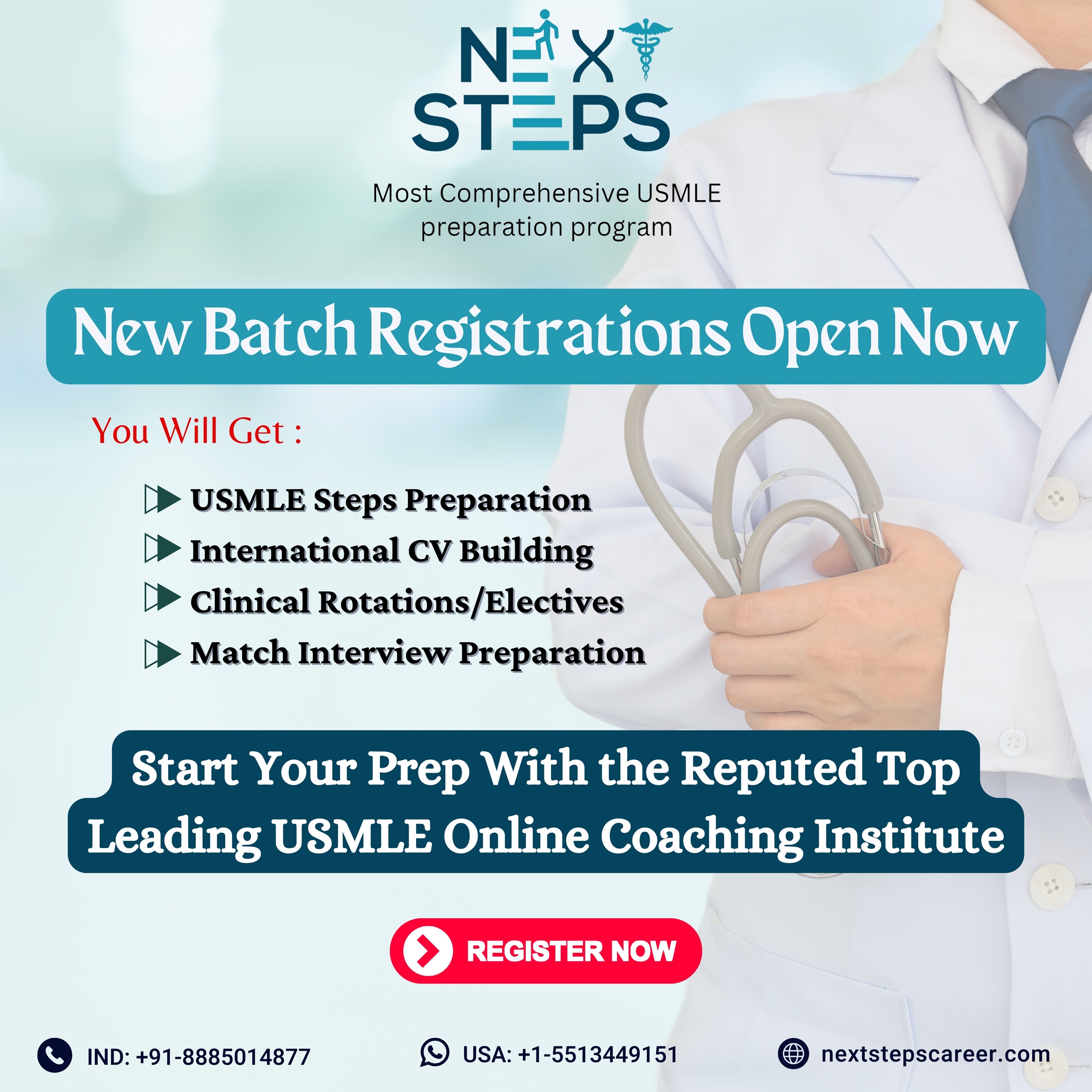 USMLE Awareness Drive by Next Steps, Online Event