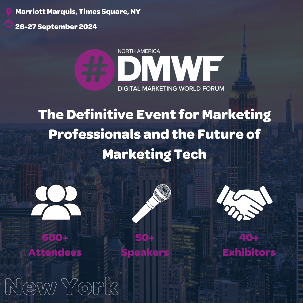#DMWF North America (Digital Marketing World Forum), New York, United States