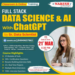 Best Course Full Stack Data Science & AI Training in NareshIT