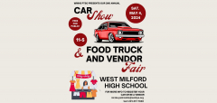 West Milford High School 2nd Annual Vendor Fair, Food Truck Festival, and Car Show